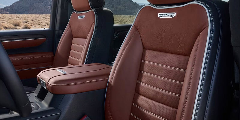 2025 GMC Sierra HD seats