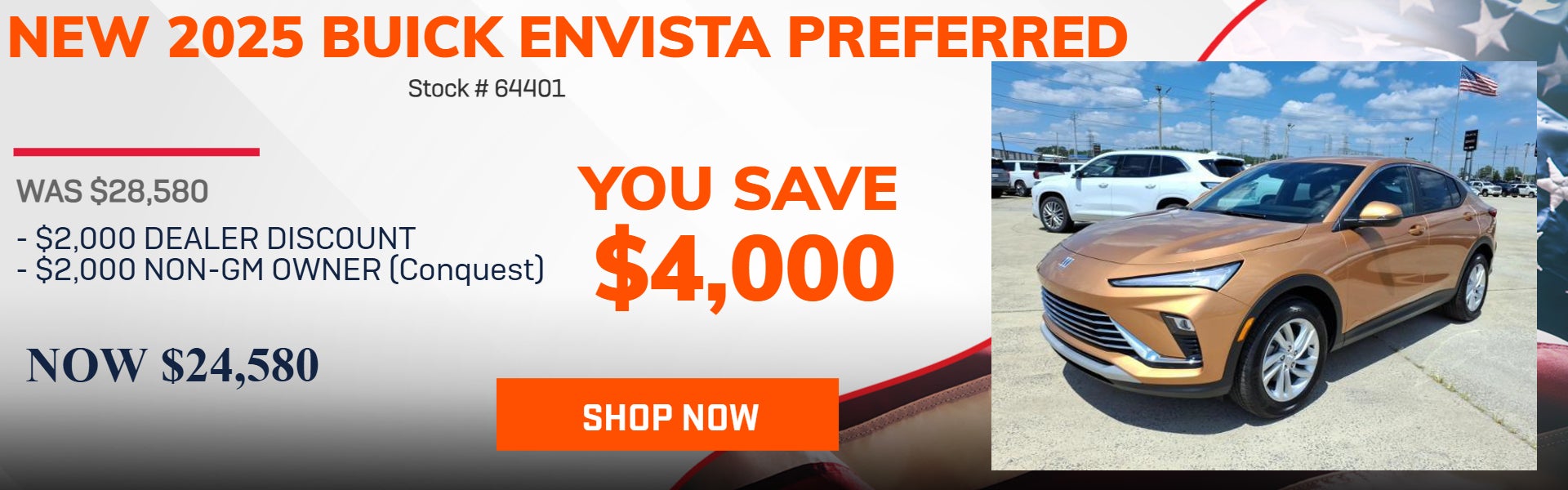 SAVE $4,000 ON 2026 BUICK ENVISTA PREFERRED