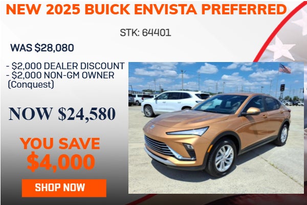 SAVE $4,000 ON 2026 BUICK ENVISTA PREFERRED