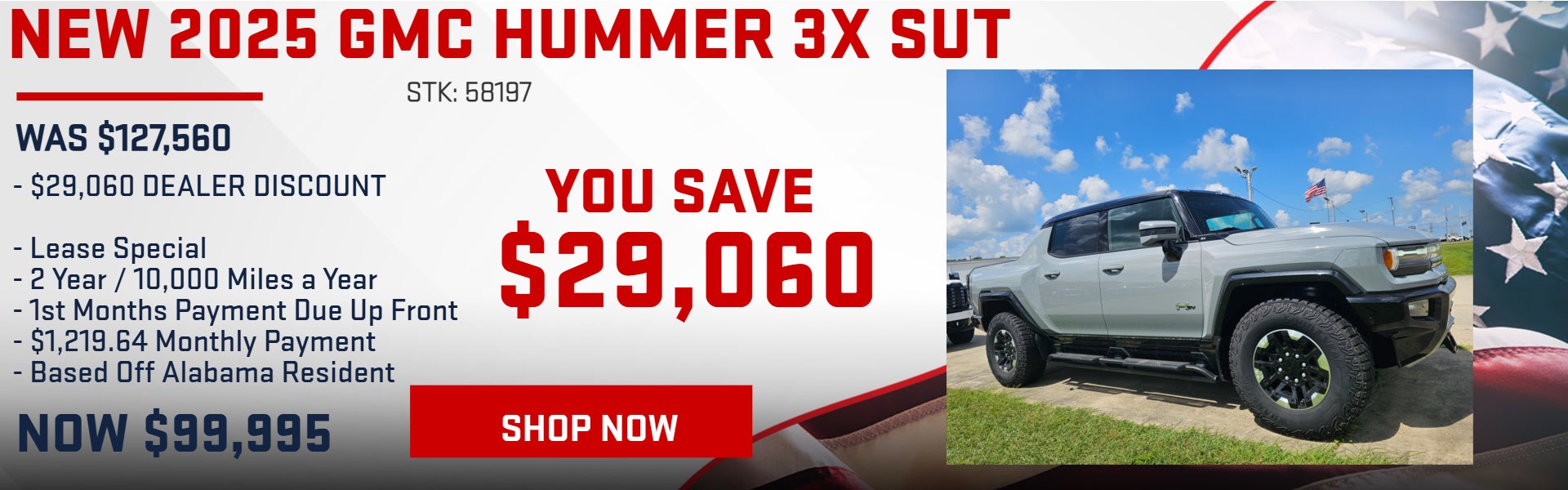 SAVE $29,060 ON 2026 GMC SIERRA 1500 HUMMER SUT 3X
