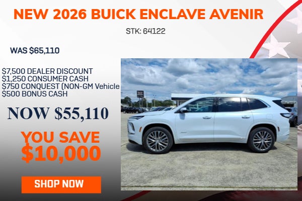 SAVE $10,000 ON 2026 BUICK ENCLAVE AVENIR