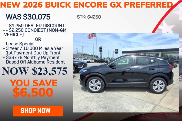 SAVE $6,500 ON 2026 BUICK ENCORE GX