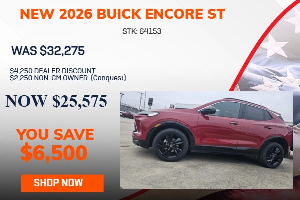 SAVE $6,500 ON 2026 BUICK ENCORE GX