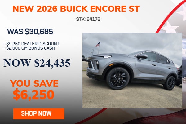 SAVE $6,250 ON 2026 BUICK ENCORE GX ST