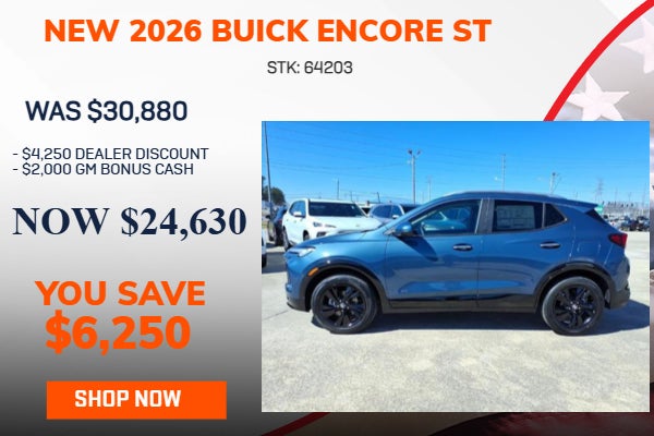 SAVE $6,250 ON 2026 BUICK ENCORE GX