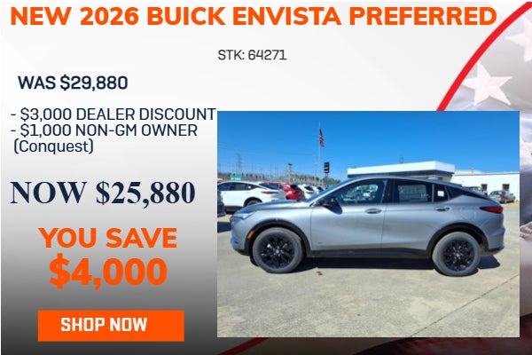 SAVE $4,000 ON 2026 BUICK ENVISTA ST