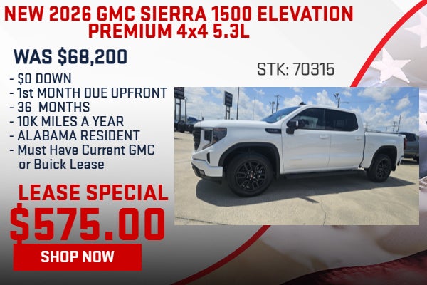 2026 GMC SIERRA ELEVATION LEASE