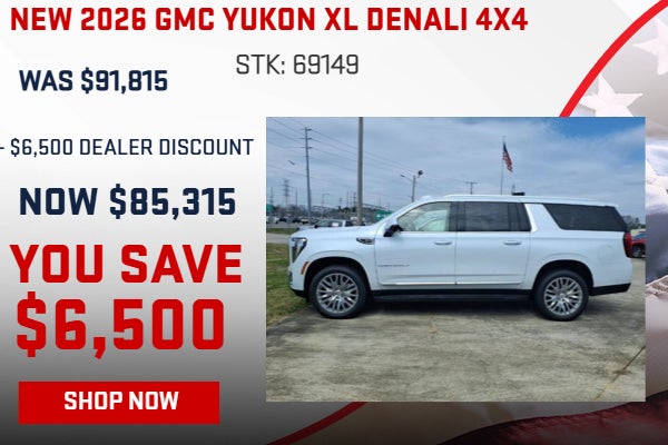 SAVE $6,500 ON 2025 GMC YUKON XL DENALI 4x4