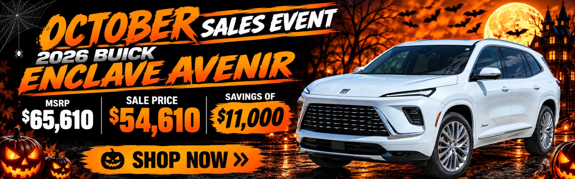 SAVE UP TO $11,000 ON 2026 BUICK ENCLAVE AVENIR