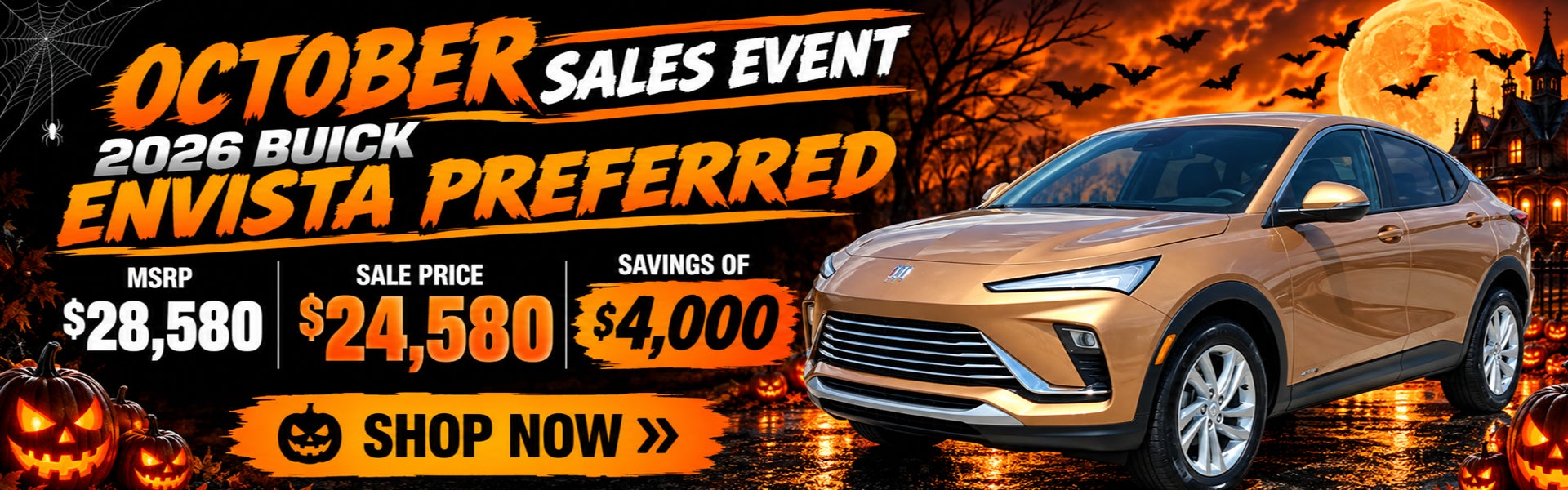 SAVE UP TO $4,000 ON 2026 BUICK ENVISTA PREFERRED