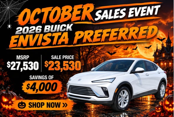 SAVE UP TO $4,000 ON 2026 BUICK ENVISTA PREFERRED