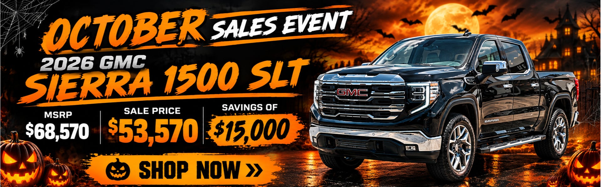 SAVE UP TO $15,000 ON 2026 GMC SIERRA 1500 SLT 4X4