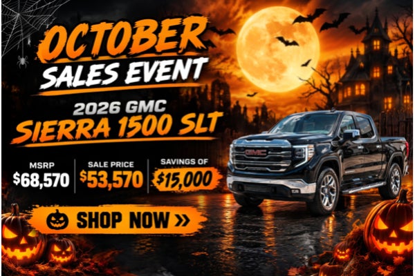 SAVE UP TO $15,000 ON 2026 GMC SIERRA 1500 SLT 4x4