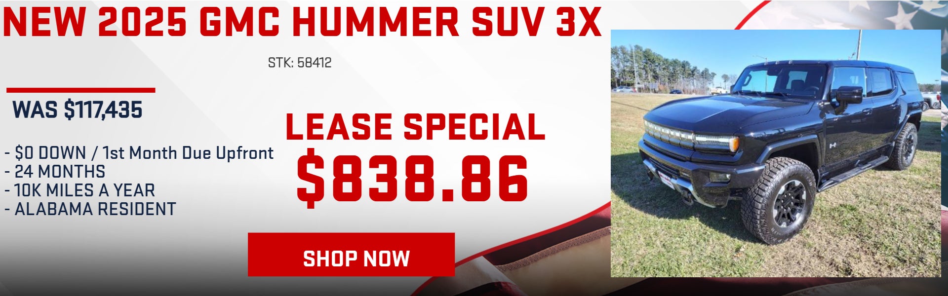 SAVE $25,000 ON 2026 GMC HUMMER SUV