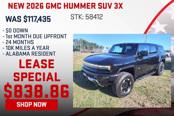 SAVE $25,000 ON 2026 GMC HUMMER SUV
